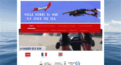 Desktop Screenshot of flyboardtorrevieja.es